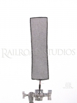4 X 14" FINGER DOUBLE SCRIM BLACK